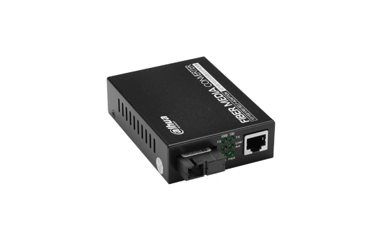 发射机-单模单纤-1310nm发射-100/1000Mbps-1*RJ45+SC-20km-独立式-标配电源