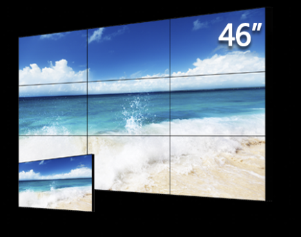 46寸1.7mm拼缝LED标亮液晶拼接单元